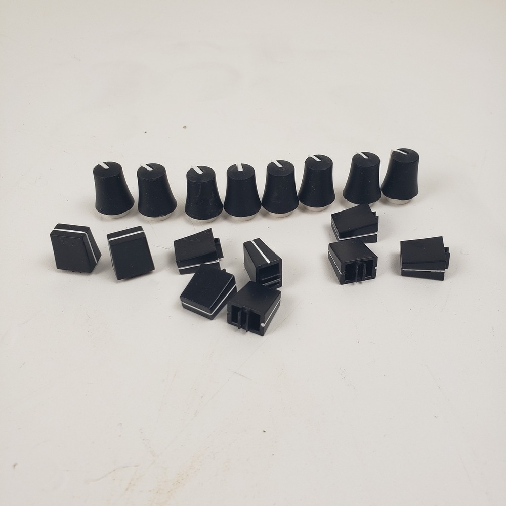 Novation Launchkey 49 MK3 Replacement Knobs and Fader Caps Set Black 17 Pieces